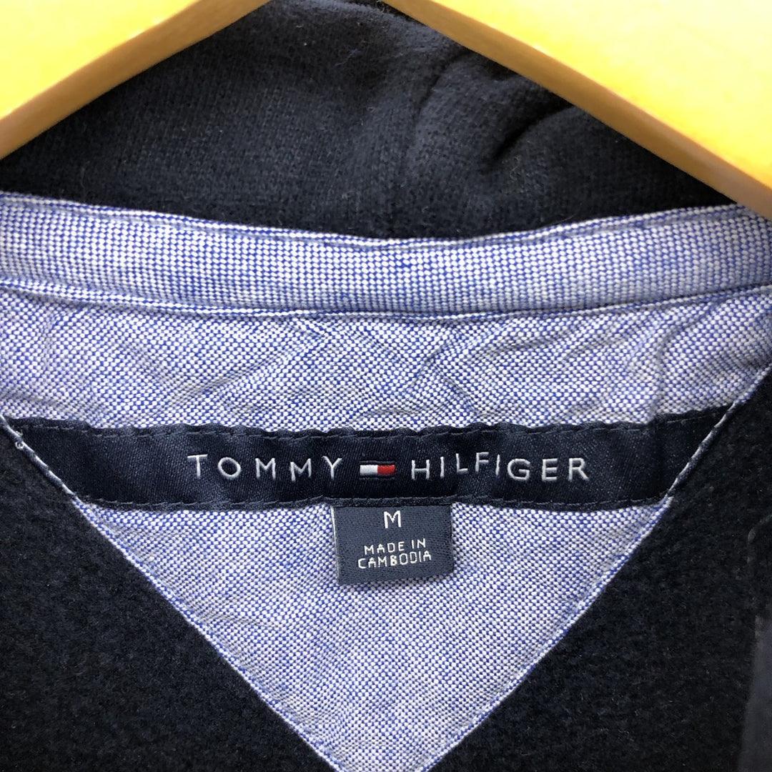 Tommy Hilfiger Logo patch sweat full zip hoodie Men's M size / eaa455159