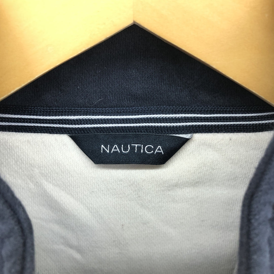 00'S NAUTICA Half-Zip Sweatshirt Trainer Men's M Size Vintage / eaa455210