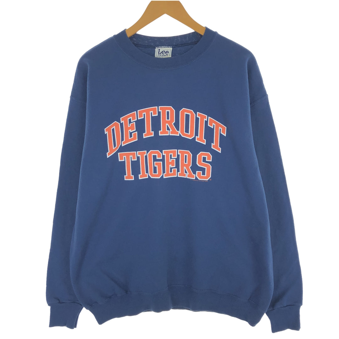 90'S Lee SPORT MLB Detroit Tigers Printed Sweatshirt, Men's L Size Vintage /eaa455372