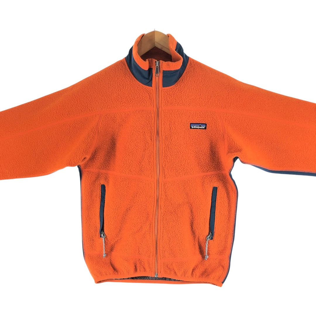 00'S Patagonia Partial Eclipse 23091SP00 Fleece Jacket Made in USA Men's XS Size polyester orange type Vintage Second Hand