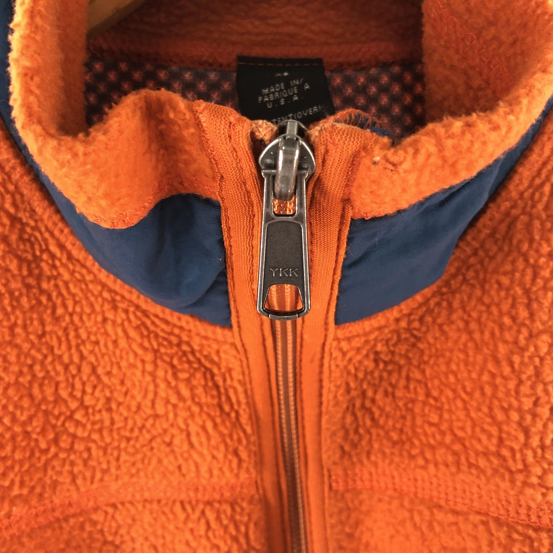 00'S Patagonia Partial Eclipse 23091SP00 Fleece Jacket Made in USA Men's XS Size polyester orange type Vintage Second Hand