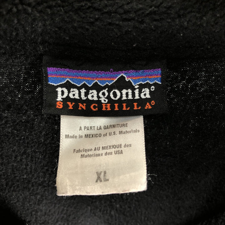 00'S Patagonia SYNCHILLA 25735F4 Half-Zip Fleece Pullover Men's XL Size /eaa455423