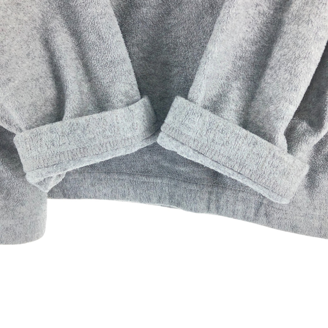Vintage 90'S Tommy Hilfiger half-zip fleece pullover, men's size L polyester gray type Vintage Second Hand