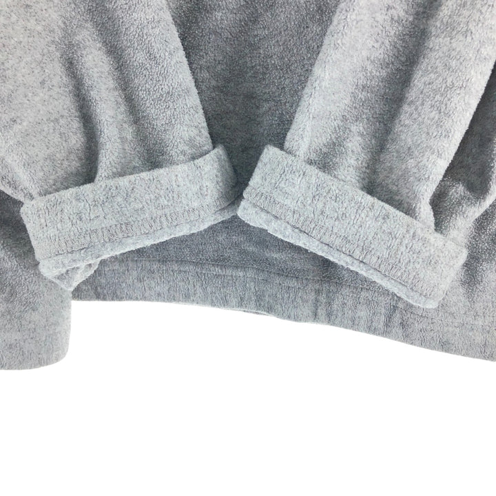 Vintage 90'S Tommy Hilfiger half-zip fleece pullover, men's size L polyester gray type Vintage Second Hand