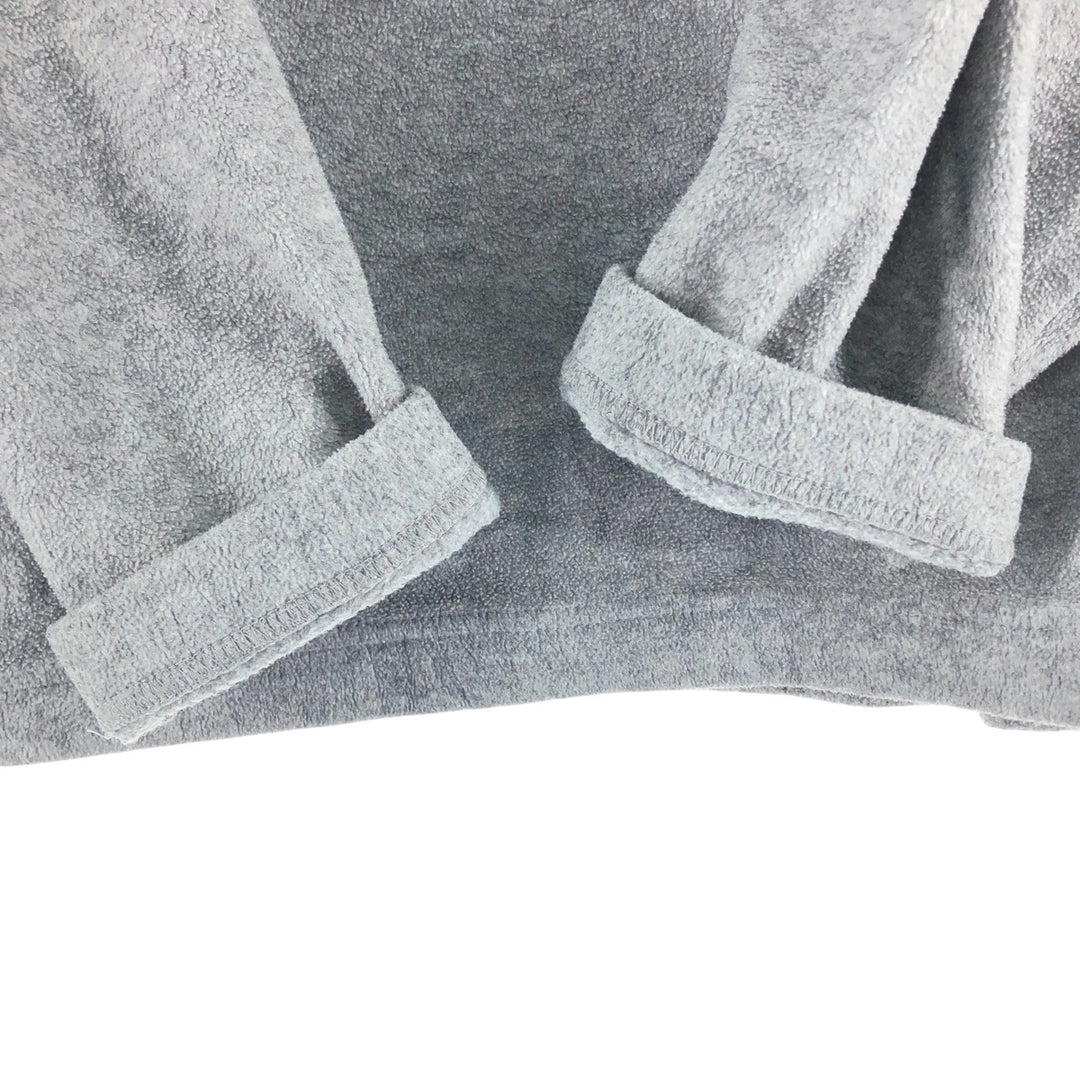Vintage 90'S Tommy Hilfiger half-zip fleece pullover, men's size L polyester gray type Vintage Second Hand