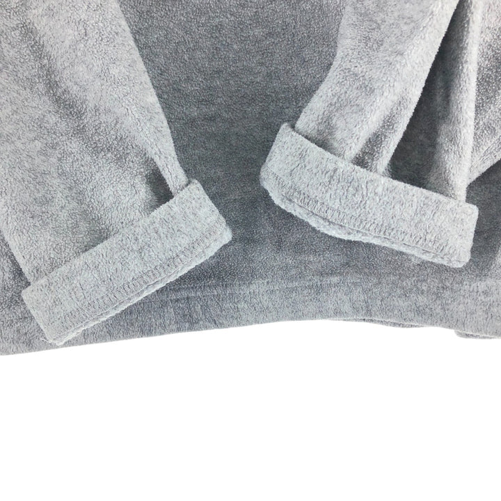 Vintage 90'S Tommy Hilfiger half-zip fleece pullover, men's size L polyester gray type Vintage Second Hand