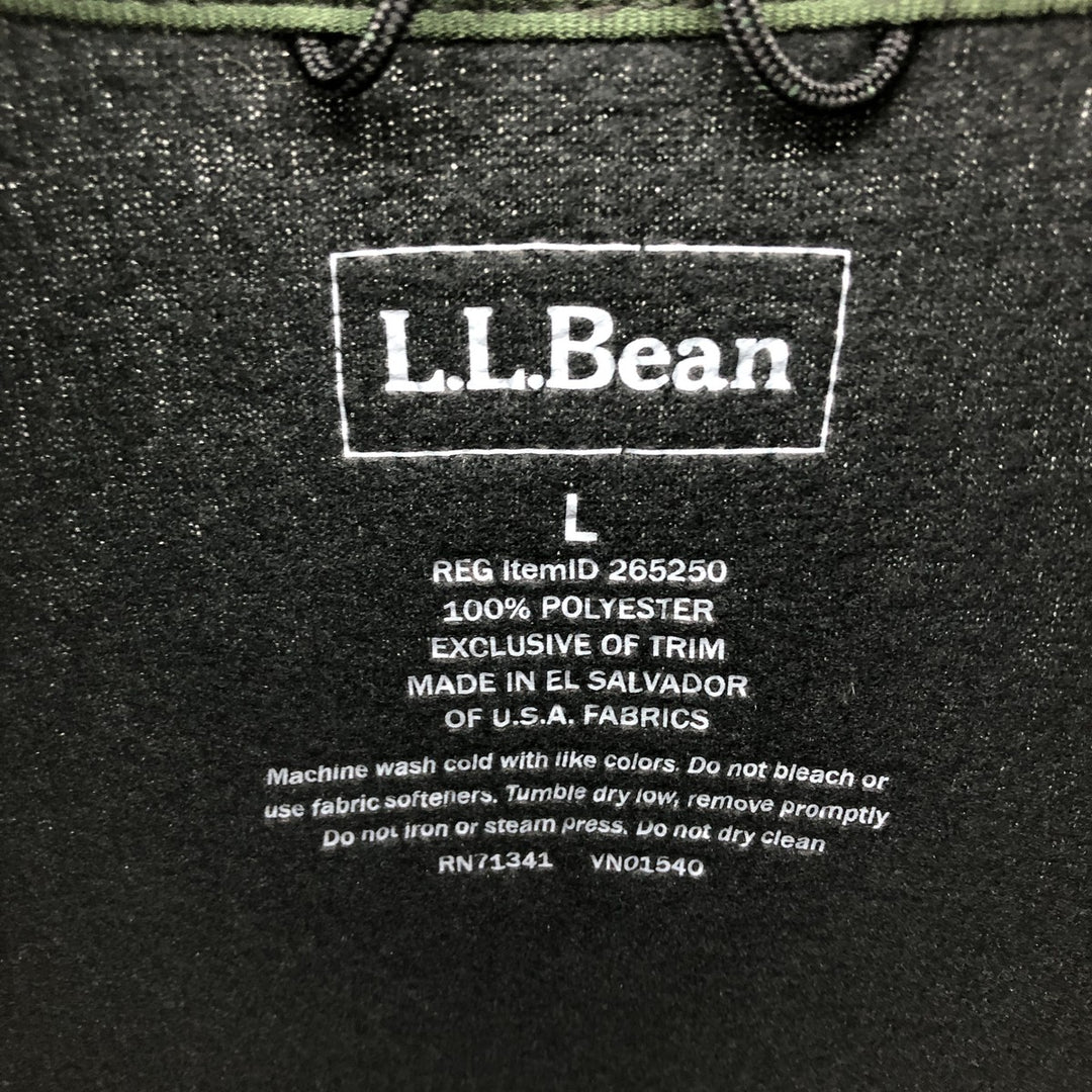 LLBean Half Snap Fleece Pullover Men's L size /eaa455521