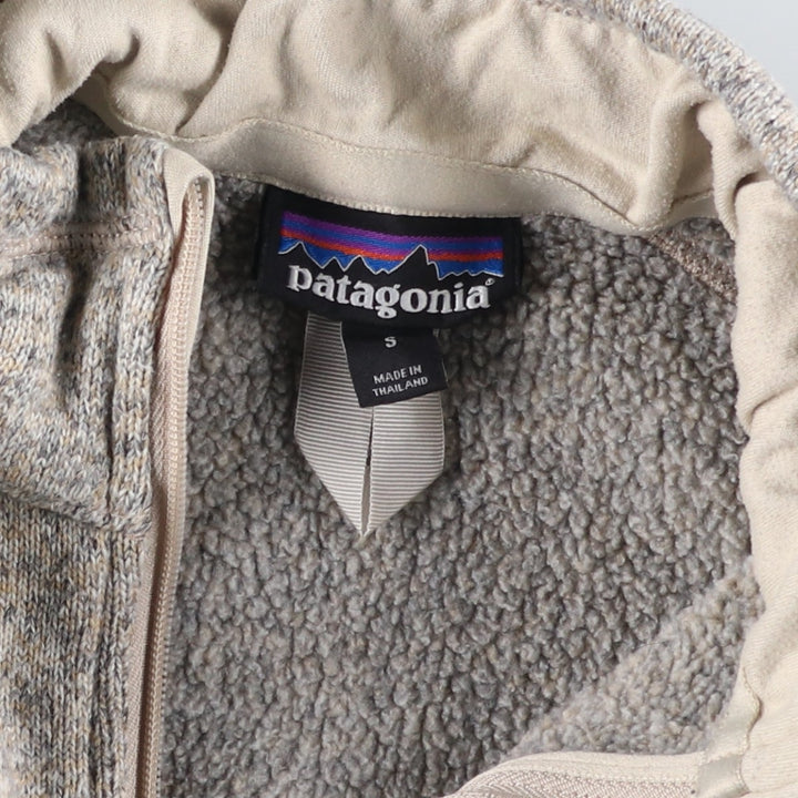 Patagonia Better Sweater Half-Zip Pullover 25618FA19 Half-Zip Fleece Pullover, Women's Size Small recycled polyester Beige type Vintage Second Hand