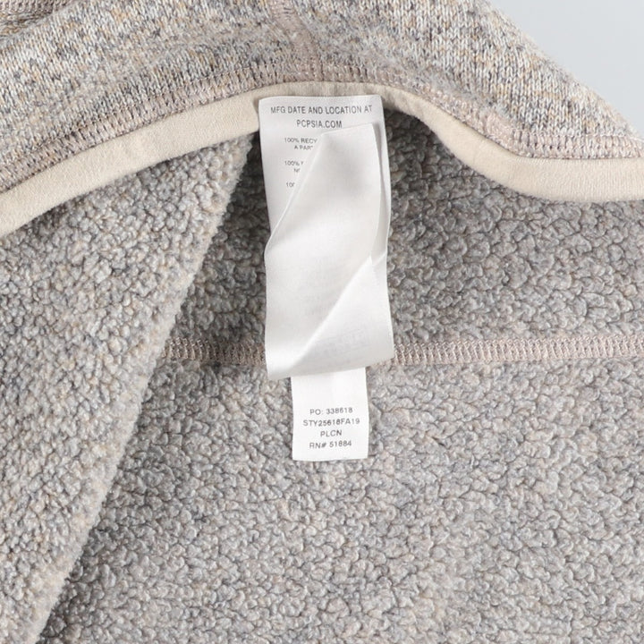 Patagonia Better Sweater Half-Zip Pullover 25618FA19 Half-Zip Fleece Pullover, Women's Size Small recycled polyester Beige type Vintage Second Hand