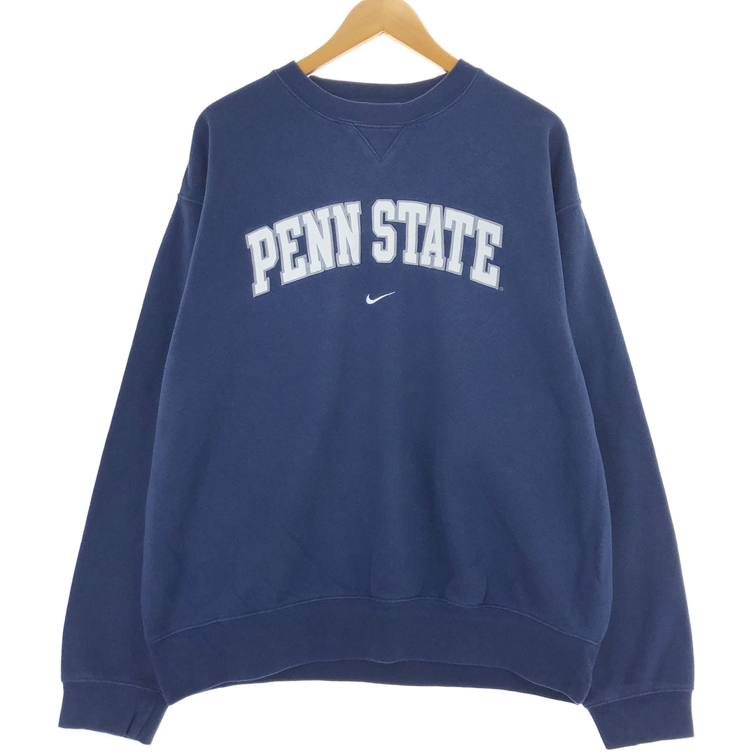 00'S Nike PENN STATE Pennsylvania State University College Sweatshirt Trainer Men's L size / eaa455814