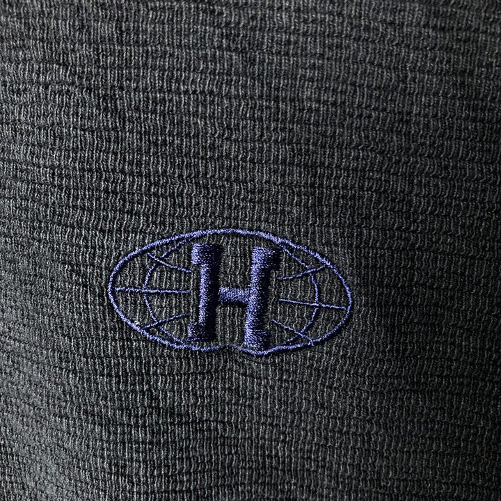 ASH CITY Cotton Knit Sweater, Made in Canada, Men's Size L cotton navy blue type Vintage Second Hand