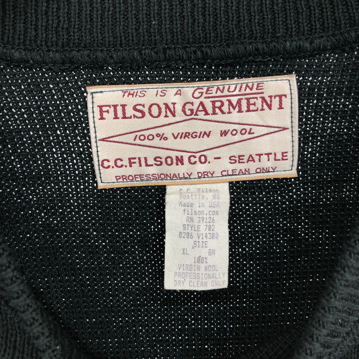 90'S FILSON GARMENT wool knit sweater made in USA, men's XL size, vintage /eaa455963
