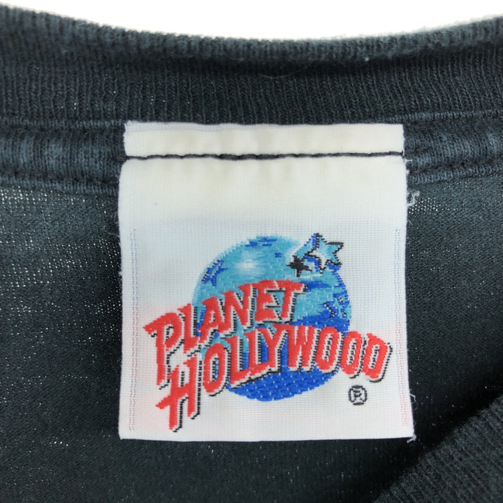 PLANET HOLLYWOOD Advertising T-shirt Men's XL equivalent /eaa456000