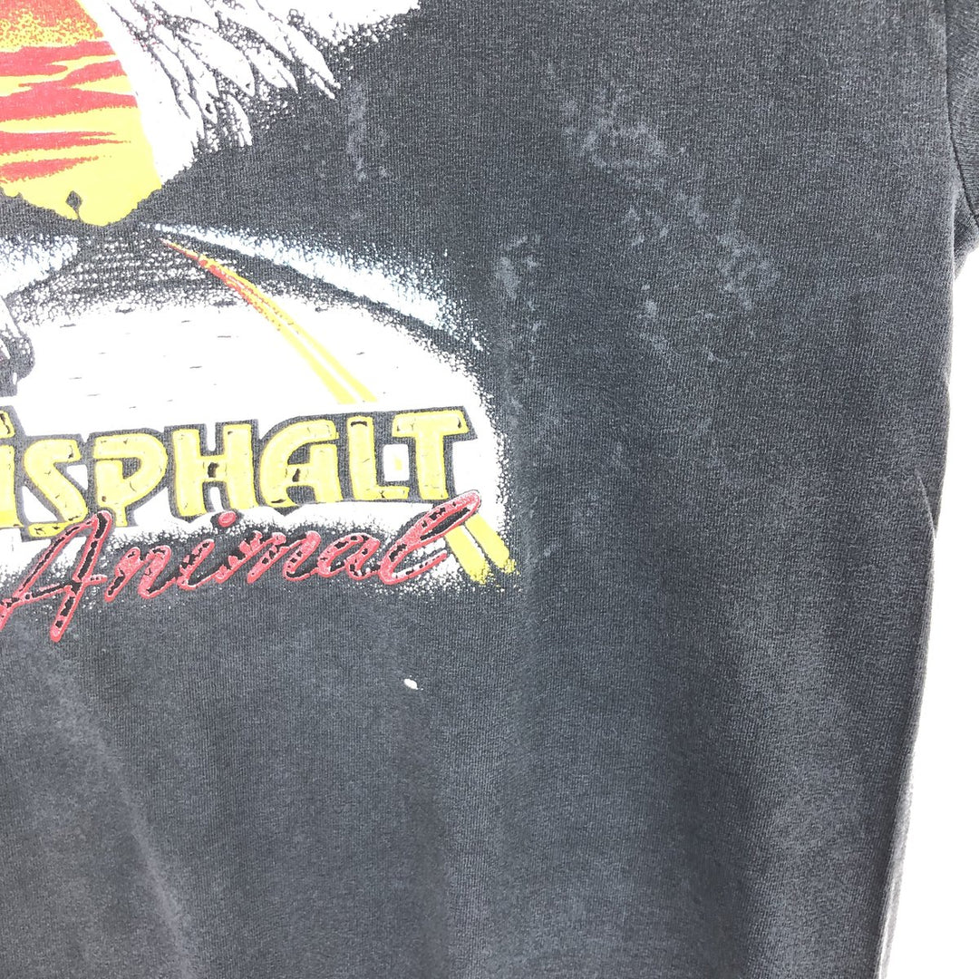 Asphalt Animal Eagle Pattern Motorcycle Bike T-shirt Men's L size /eaa456002