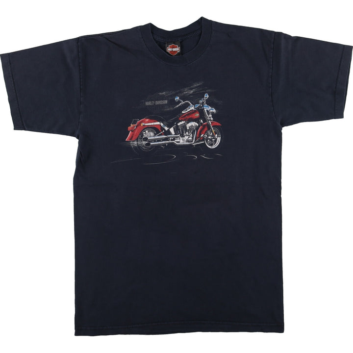 00'S Harley-Davidson Eagle Pattern Motorcycle Bike T-shirt Men's L /eaa456016