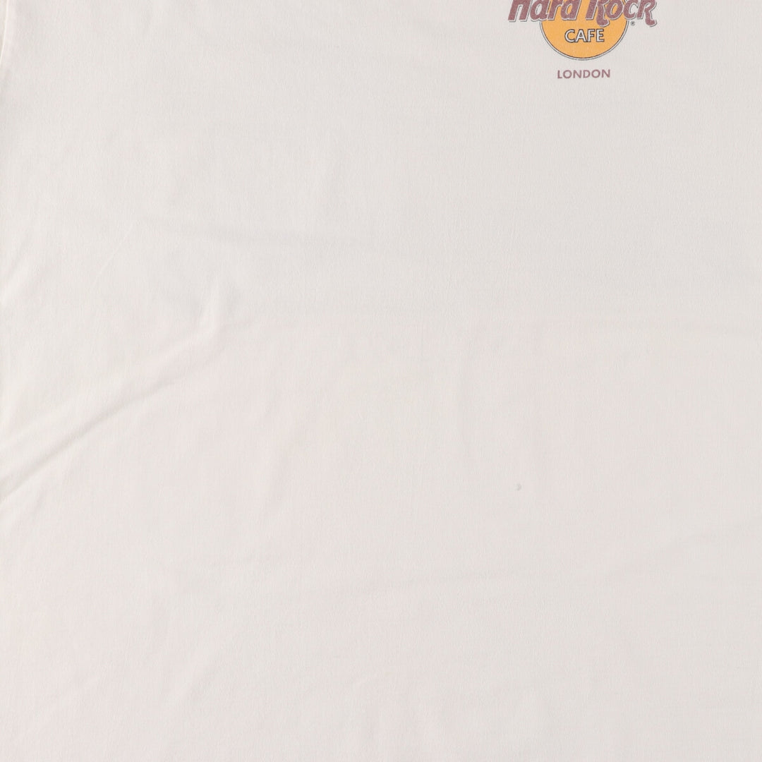 90'S HARD ROCK CAFE Hard Rock Cafe Back Print Advertising T-Shirt Men's M Size Vintage / eaa456046