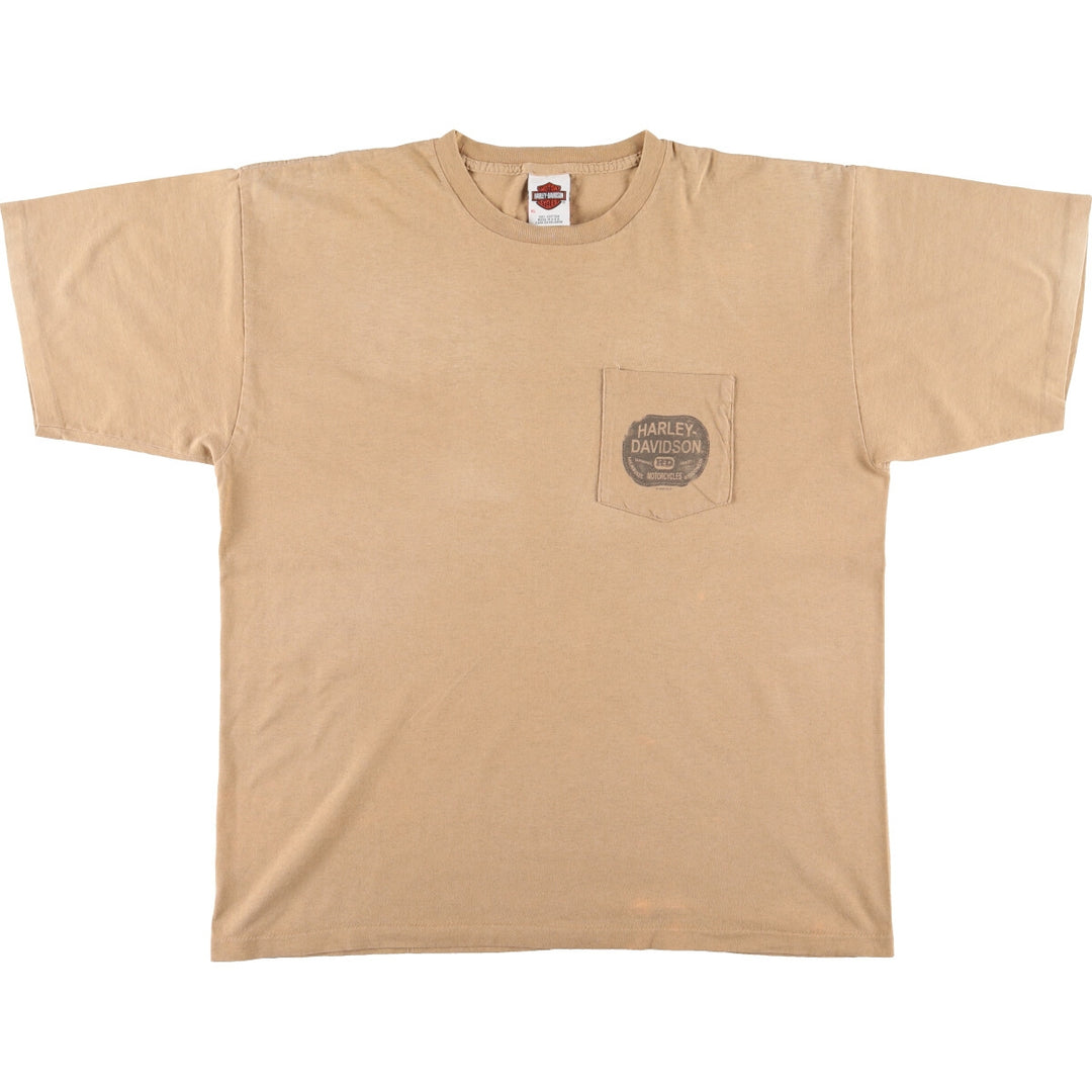 00'S Harley-Davidson Motorcycle Bike T-shirt Made in USA Men's XL /eaa456128