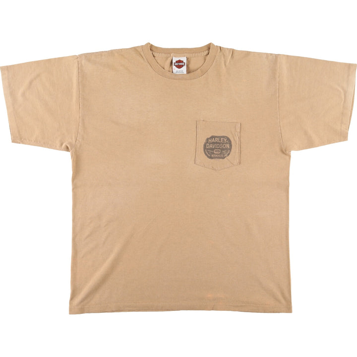 00'S Harley-Davidson Motorcycle Bike T-shirt Made in USA Men's XL /eaa456128