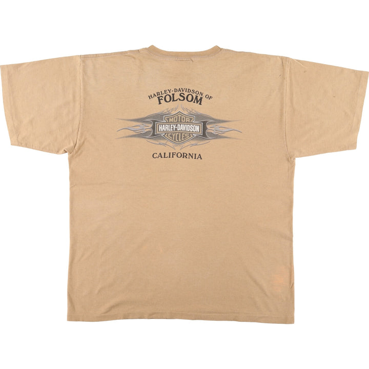 00'S Harley-Davidson Motorcycle Bike T-shirt Made in USA Men's XL /eaa456128