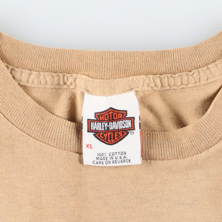 00'S Harley-Davidson Motorcycle Bike T-shirt Made in USA Men's XL /eaa456128