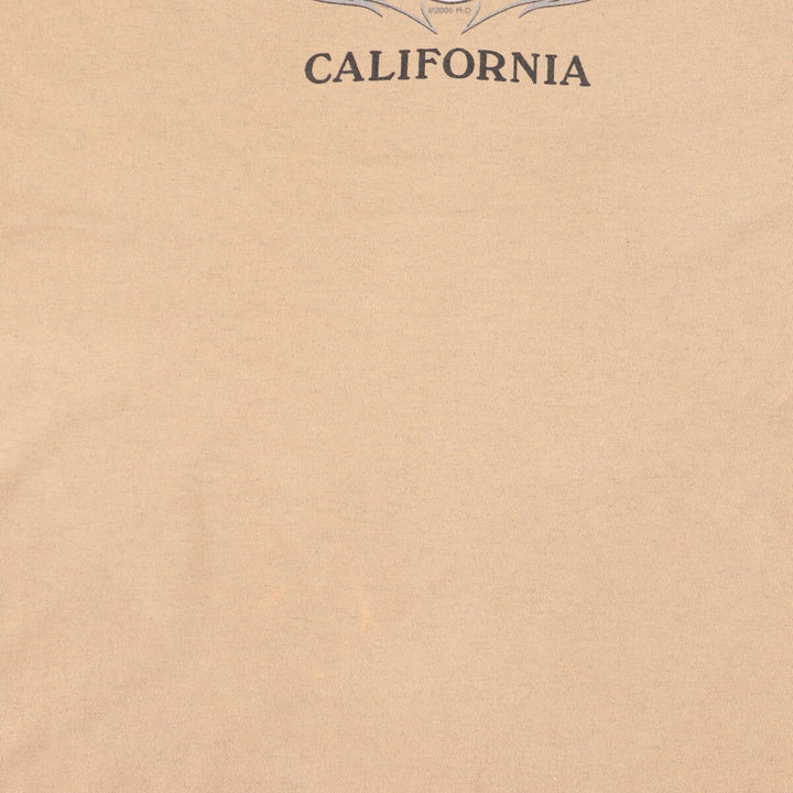 00'S Harley-Davidson Motorcycle Bike T-shirt Made in USA Men's XL /eaa456128