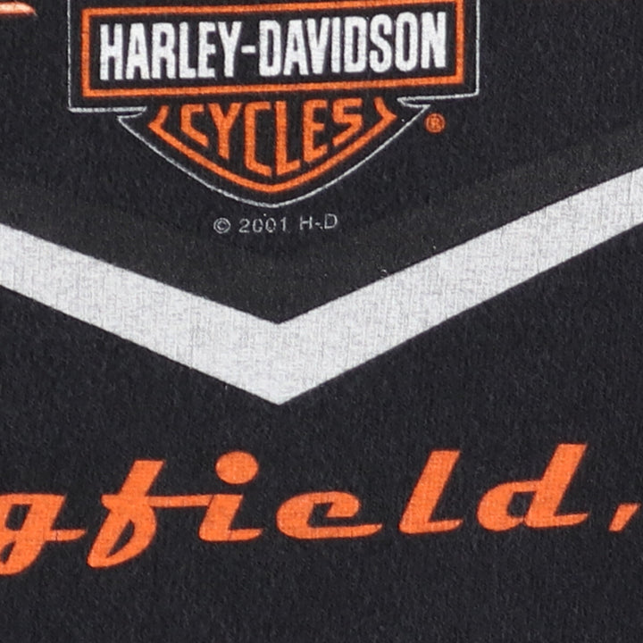 00'S Harley-Davidson Motorcycle Bike T-shirt Made in USA Men's XXL /eaa456136