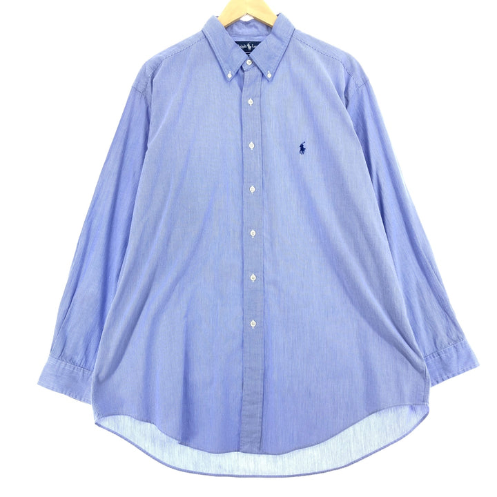 Ralph Lauren YARMOUTH Long Sleeve Button Down Striped Shirt Men's XL /eaa456235