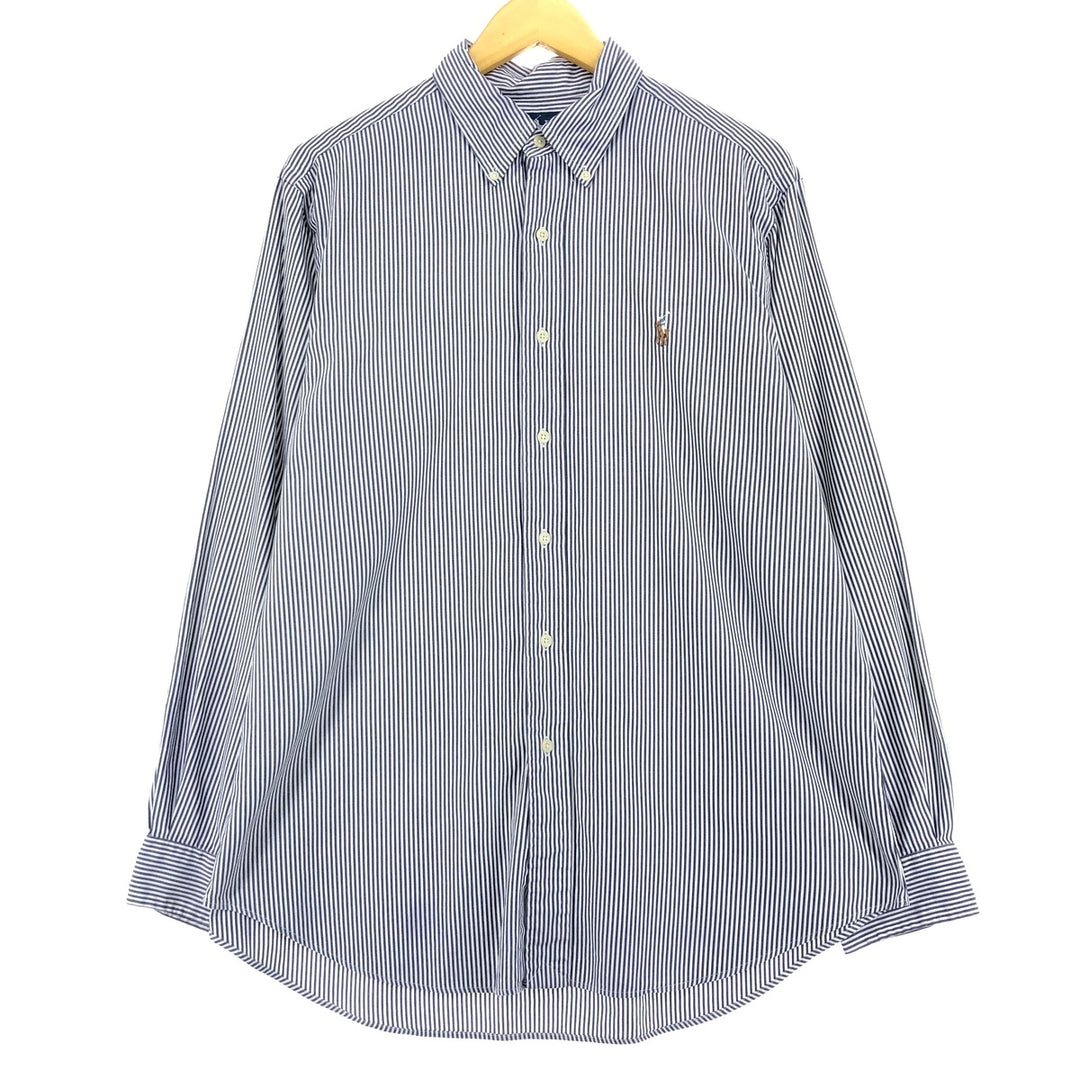 Ralph Lauren Classic Fit Long Sleeve Button Down Striped Shirt Men's L /eaa456237