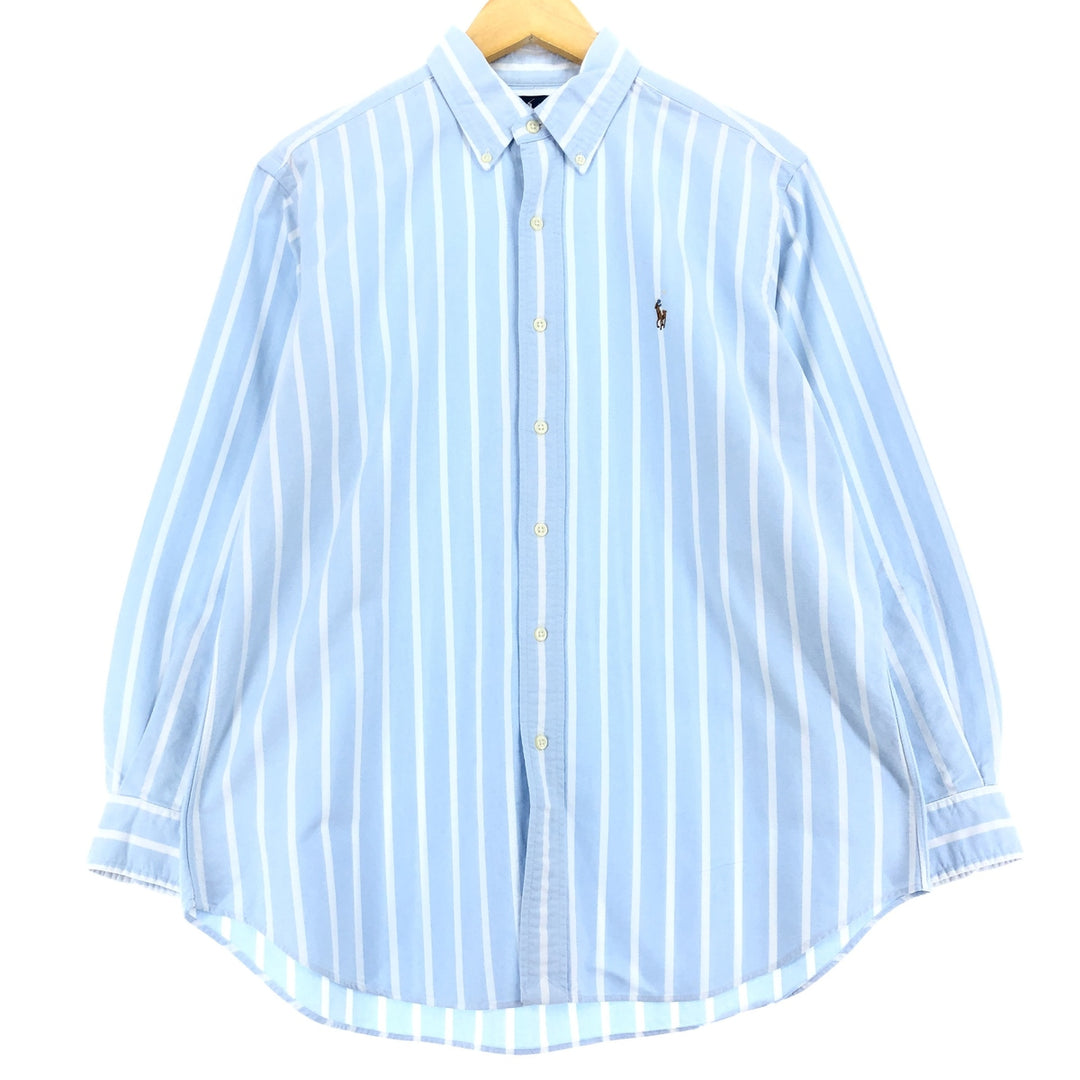 Ralph Lauren Classic Fit Long Sleeve Button Down Striped Shirt Men's L /eaa456238