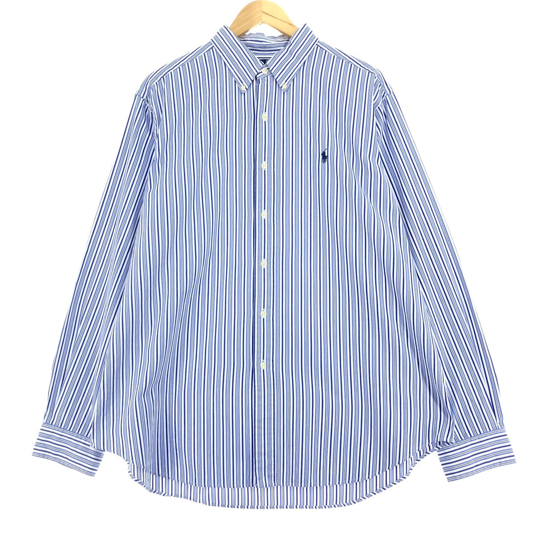 Ralph Lauren Classic Fit Long Sleeve Button Down Striped Shirt Men's XL /eaa456239