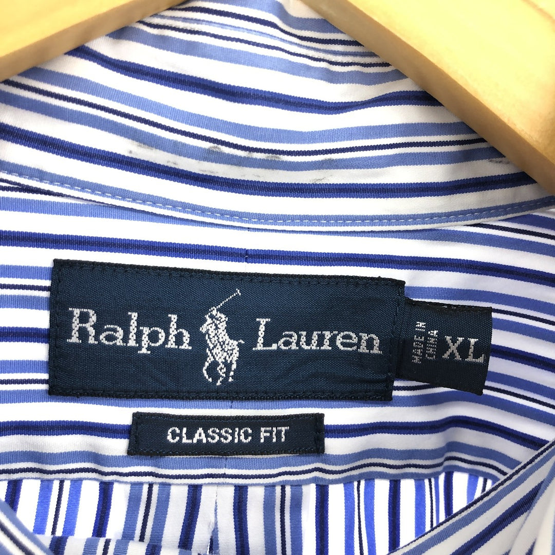 Ralph Lauren Classic Fit Long Sleeve Button Down Striped Shirt Men's XL /eaa456239
