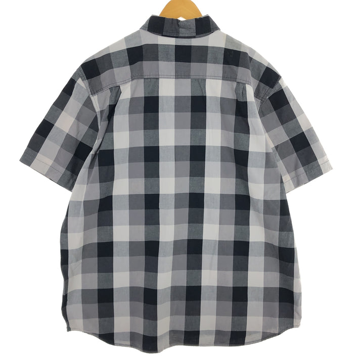 Carhartt Short Sleeve Cotton Check Shirt Men's XL /eaa456259