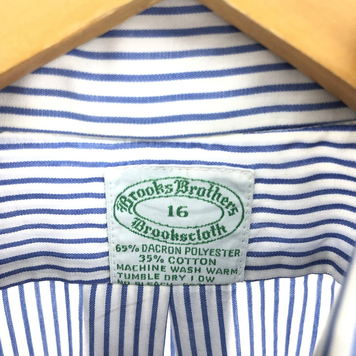 ~70'S Brooks Brothers 6-button short-sleeve button-down striped shirt, men's, M, vintage / eaa456278