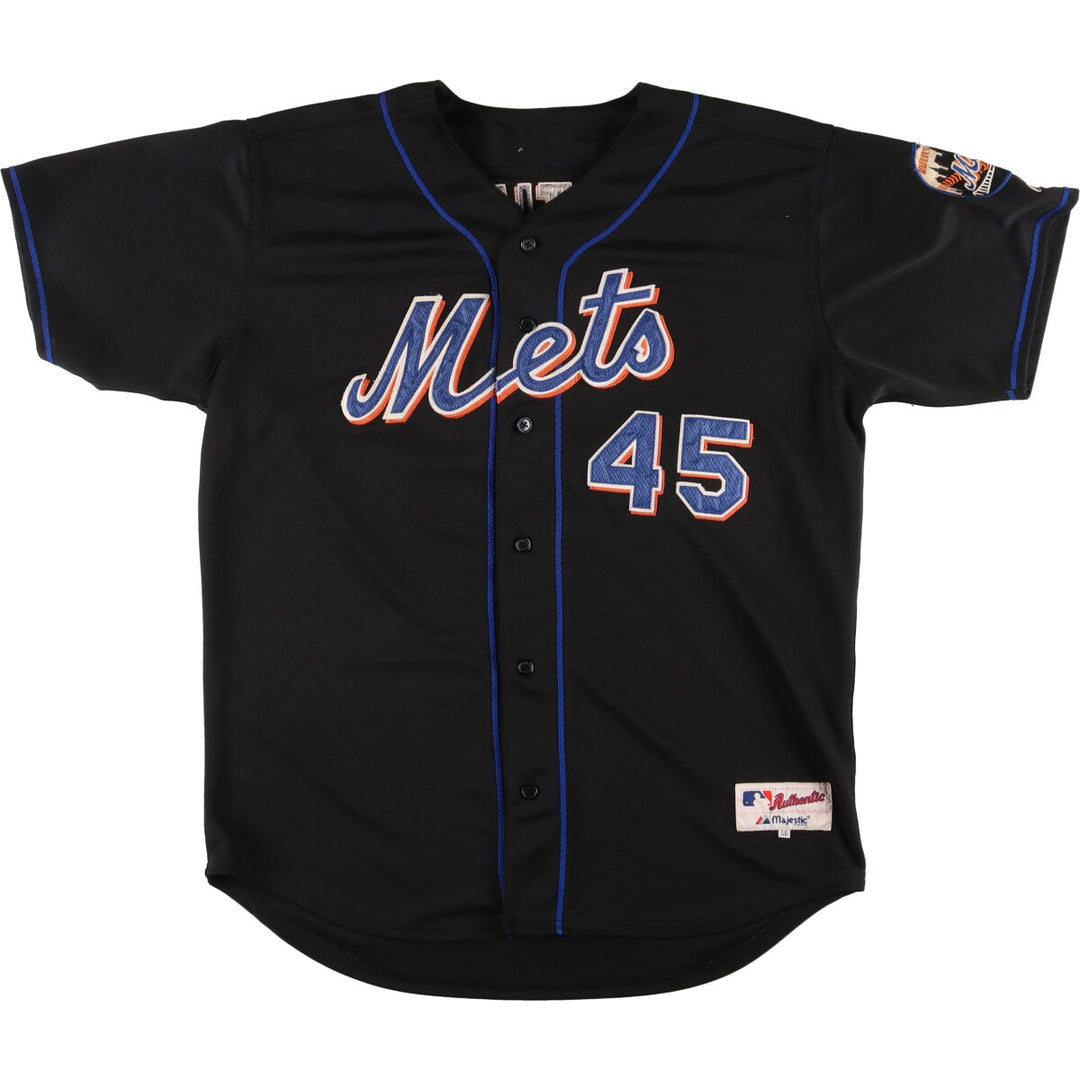 Majestic MLB NEWYORK METS New York Mets Replica Game Shirt Baseball Shirt Made in USA Men's XXL /eaa456319