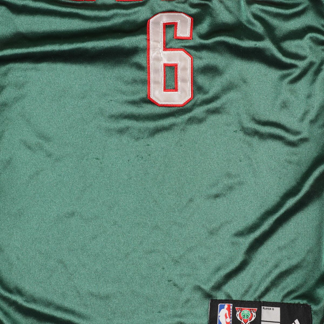 Adidas NBA MILWAUKEE BUCKS Milwaukee Bucks V-neck game shirt replica uniform men's L /eaa456322