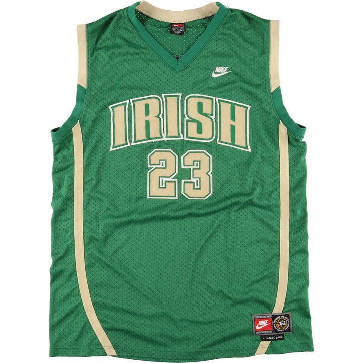 00'S Nike TEAM Notre Dame Fighting Irish Mesh Tank Top Game Shirt Men's XL /eaa456328