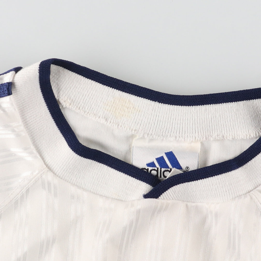 90'S Adidas Stripe Pattern Soccer Jersey Game Shirt Made in USA Men's XL Vintage /eaa456329