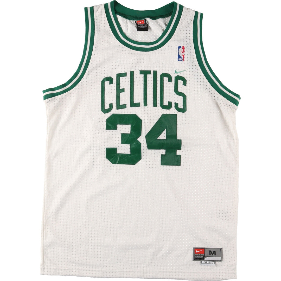 00'S Nike TEAM NBA BOSTON CELTICS Boston Celtics Mesh Game Shirt Replica Uniform Men's M /eaa456334