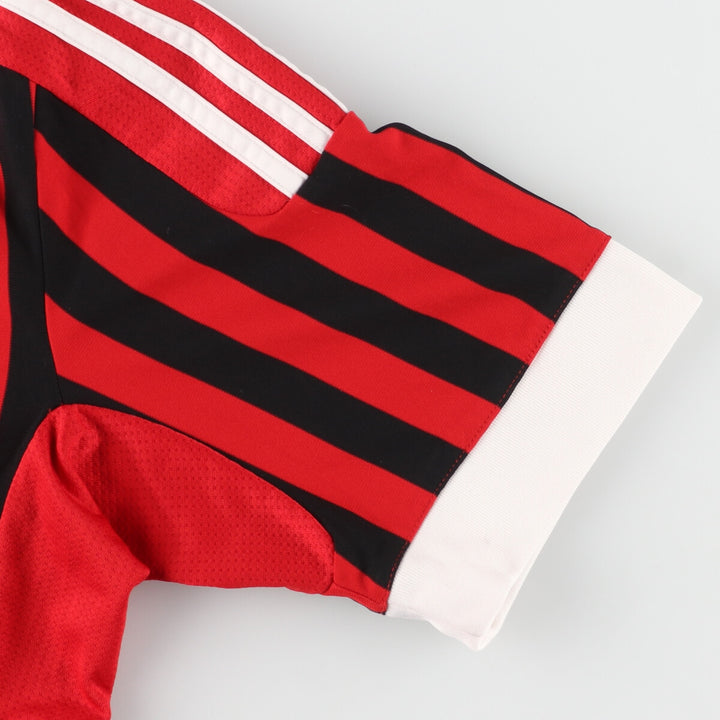 Adidas CLIMA COOL AC Milan Stripe Pattern Soccer Jersey Game Shirt Men's M /eaa456339