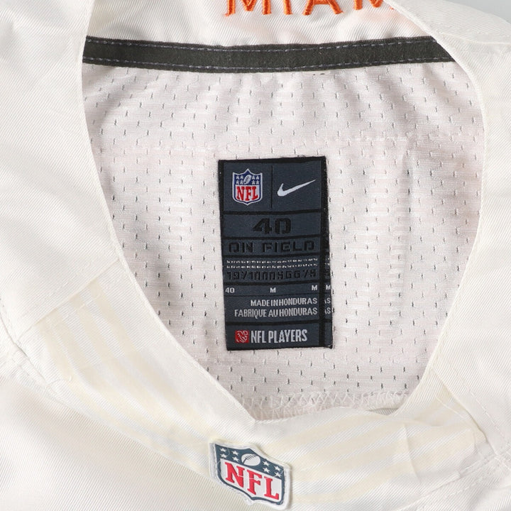 Nike NFL MIAMI DOLPHINS Miami Dolphins V-neck mesh game shirt football shirt men's M /eaa456340