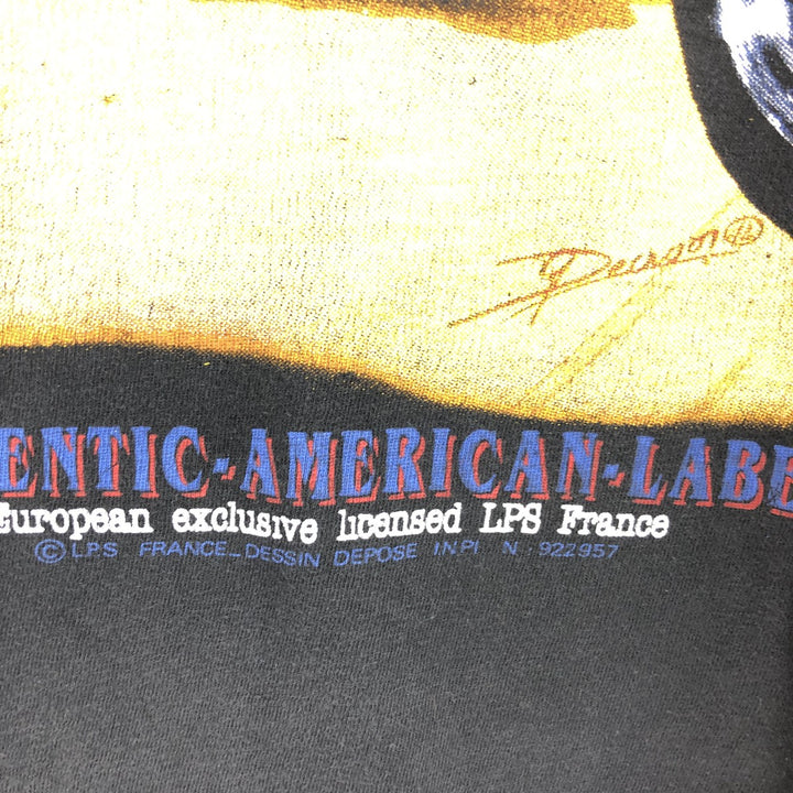 90'S AUTHENTIC-AMERICAN-LABEL Motorcycle Bike T-shirt Men's XL Vintage /eaa456403