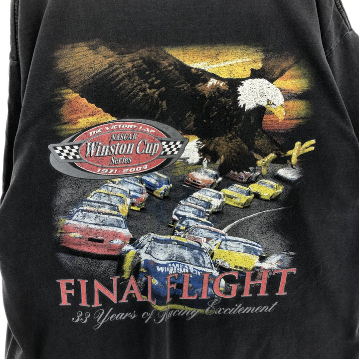 GILDAN ACTIVE WEAR THE VICTORY LAP Eagle Pattern Motorcycle Bike T-shirt Men's XL /eaa456432