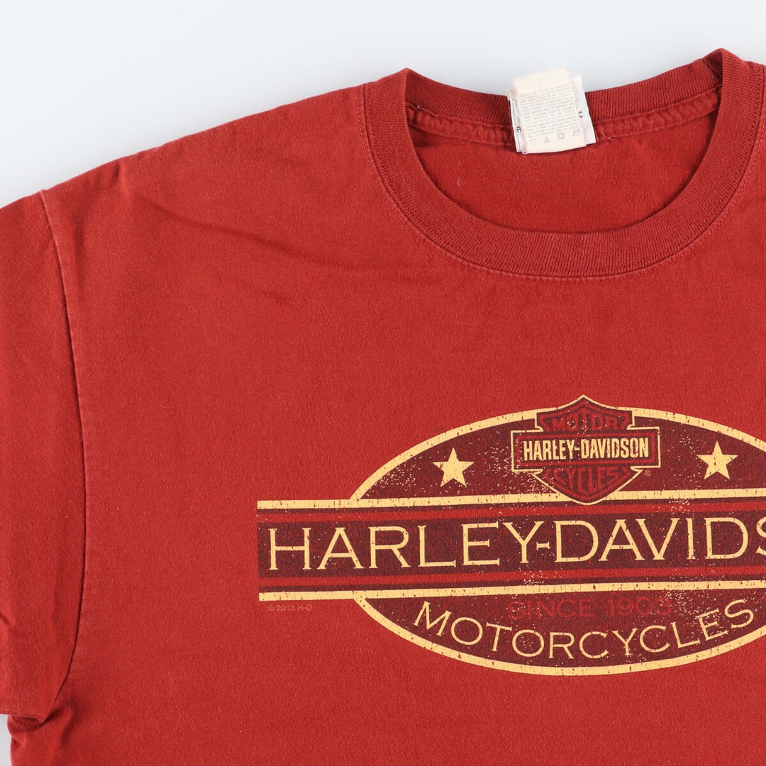 Harley-Davidson Hanes Motorcycle Bike T-shirt Men's L /eaa456448