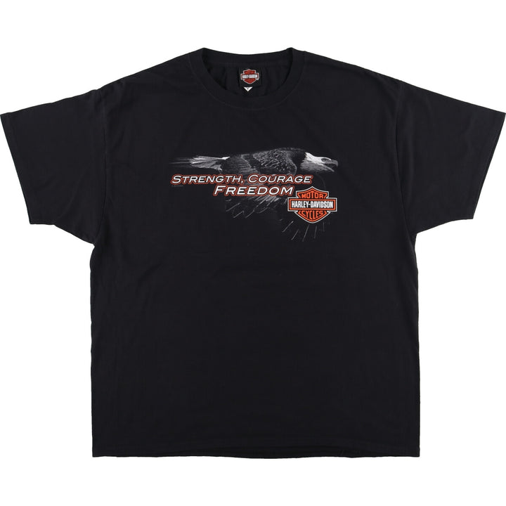 Harley-Davidson Hanes Eagle Pattern Motorcycle Bike T-shirt Men's XL /eaa456456