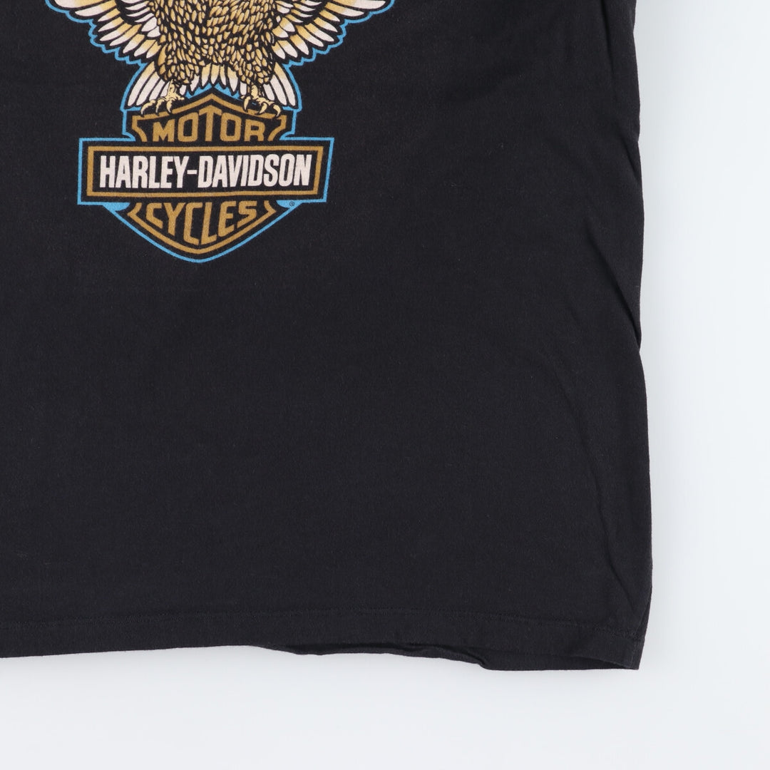 Harley-Davidson Eagle Pattern Motorcycle Bike T-shirt Made in USA Men's M /eaa456458