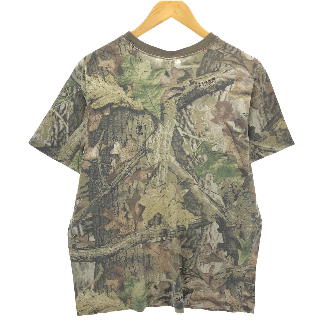 RANGER Camouflage Pattern Real Tree Camo Camouflage Pocket T-Shirt Men's L size /eaa456476