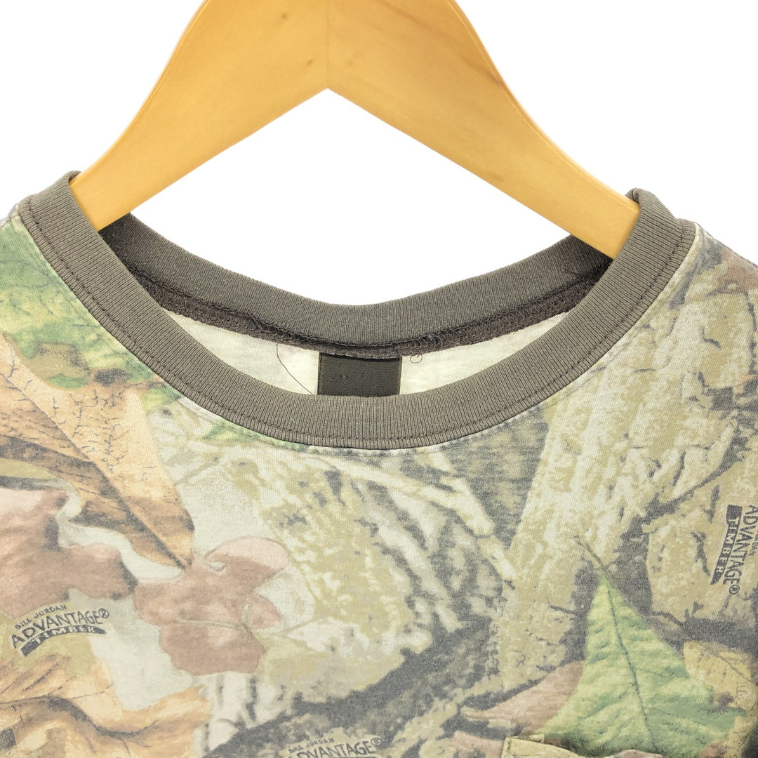 RANGER Camouflage Pattern Real Tree Camo Camouflage Pocket T-Shirt Men's L size /eaa456476