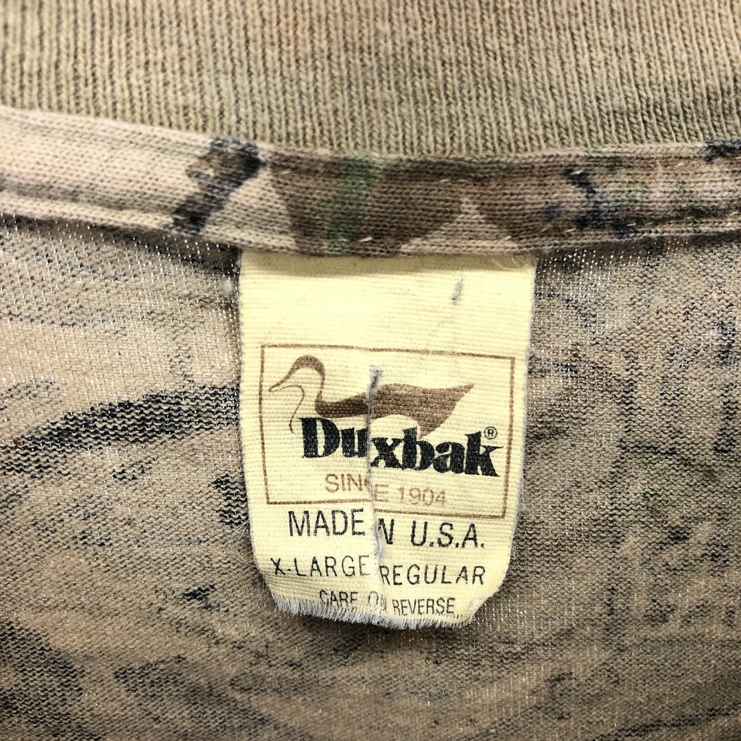 90'S Duxbak Realtree Camo Pocket T-Shirt Made in USA Men's XL Vintage /eaa456491