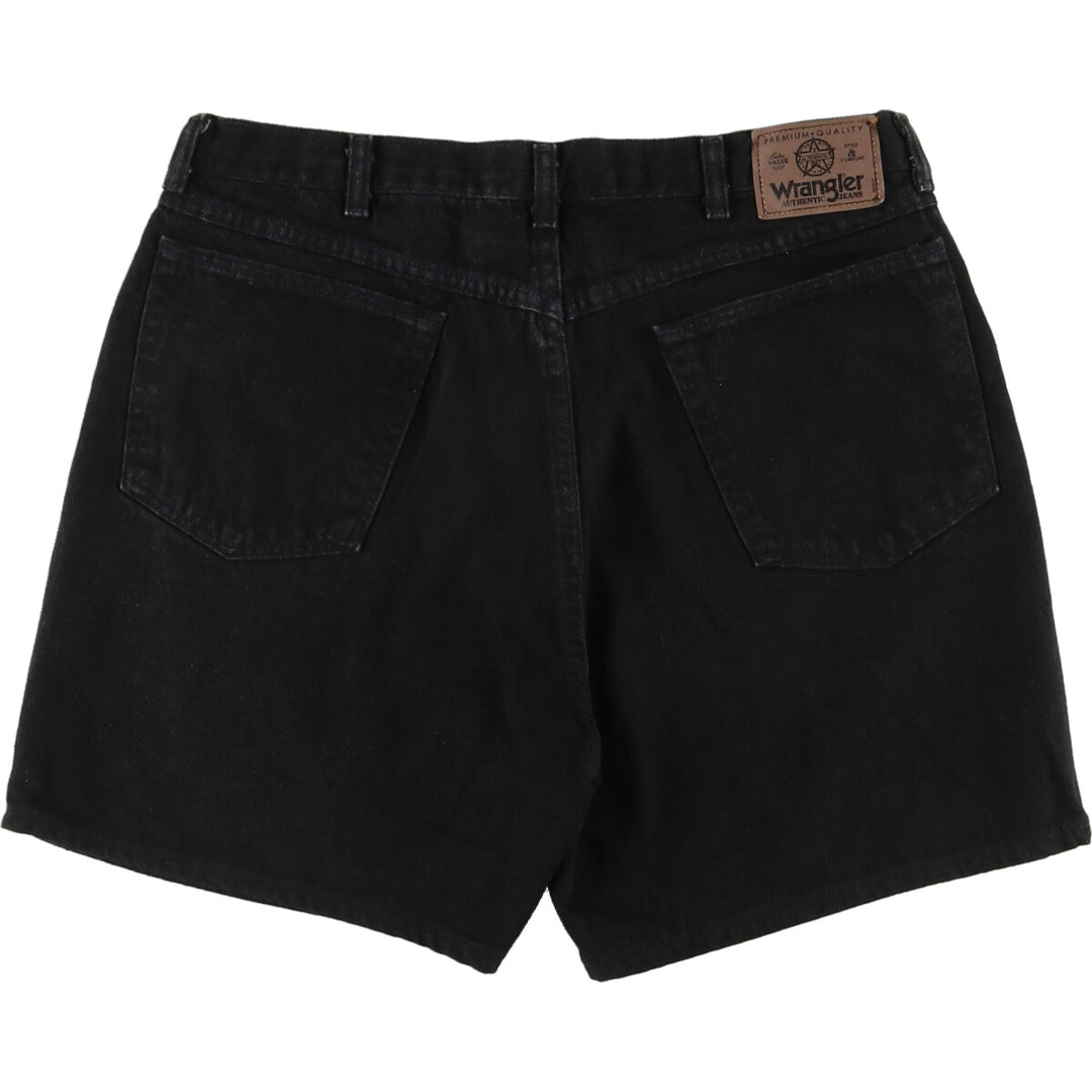 Wrangler Black Denim Shorts Shorts Men's W34 / eaa456584