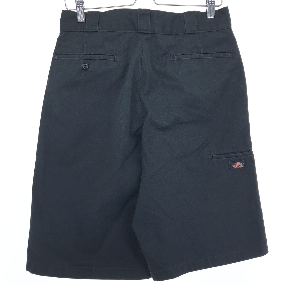 Dickies Work Shorts, Half Pants, Men's, W31 equivalent polyester black type Vintage Second Hand